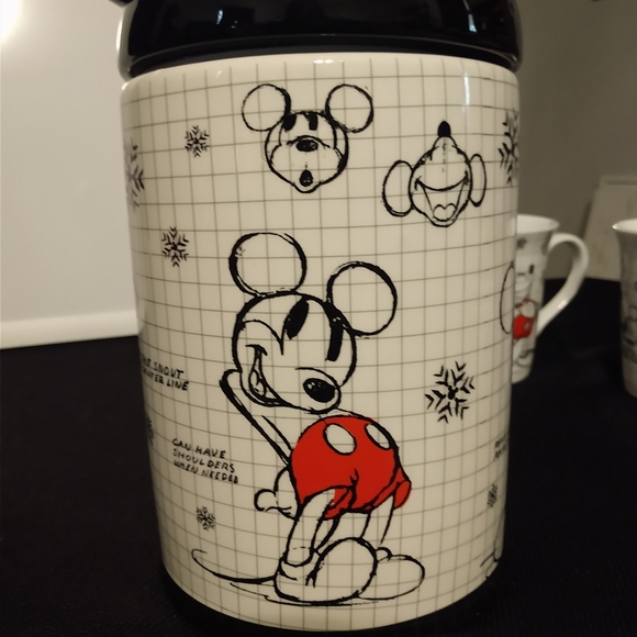 Disney Mickey Holiday Christmas Jar and Mug set - Picture 3 of 8